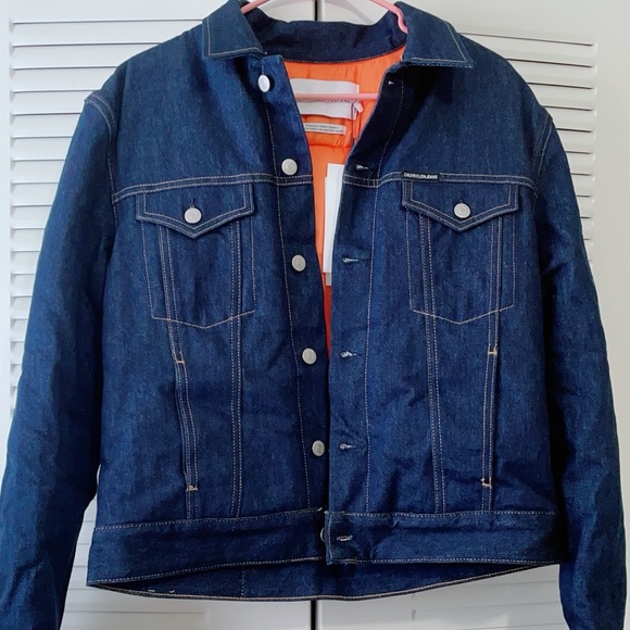 CALVIN KLEIN DENIM WINTER JACKET- S - Picture 2 of 13
